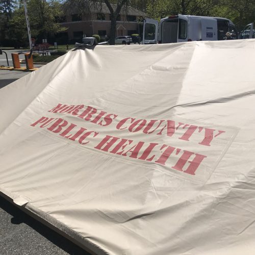 Morris County Public Health tent 9