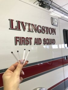 Pathogend of New Jersey uses test strips to ensure fully sanitized spaces including all areas of emergency medical vehicles.